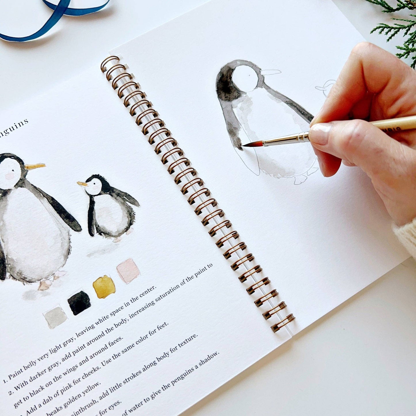 Watercolor workbook - Winter