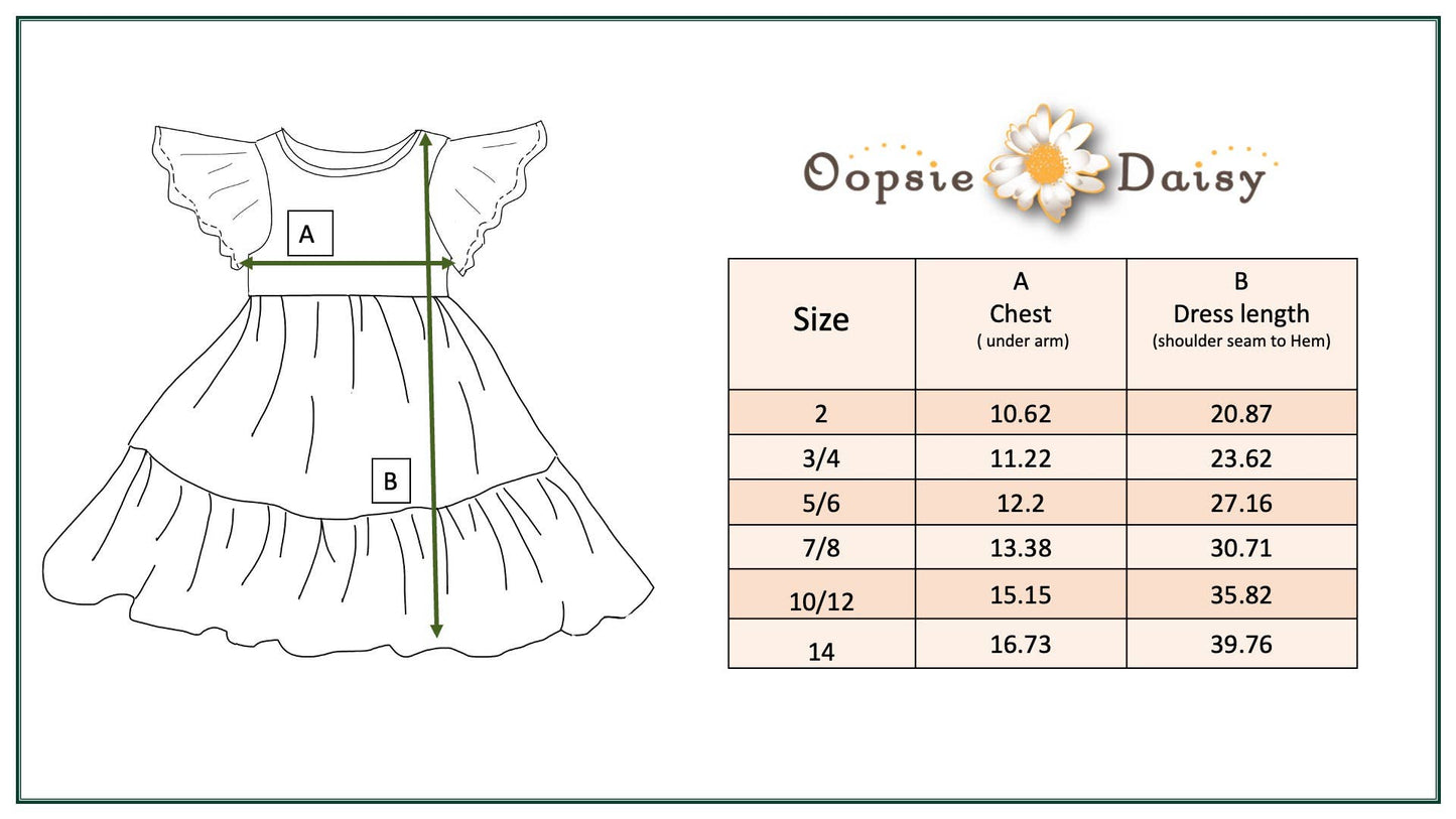 Dress - Girls Emma Pink Spring Daisy Flutter Sleeve Twirl Dress