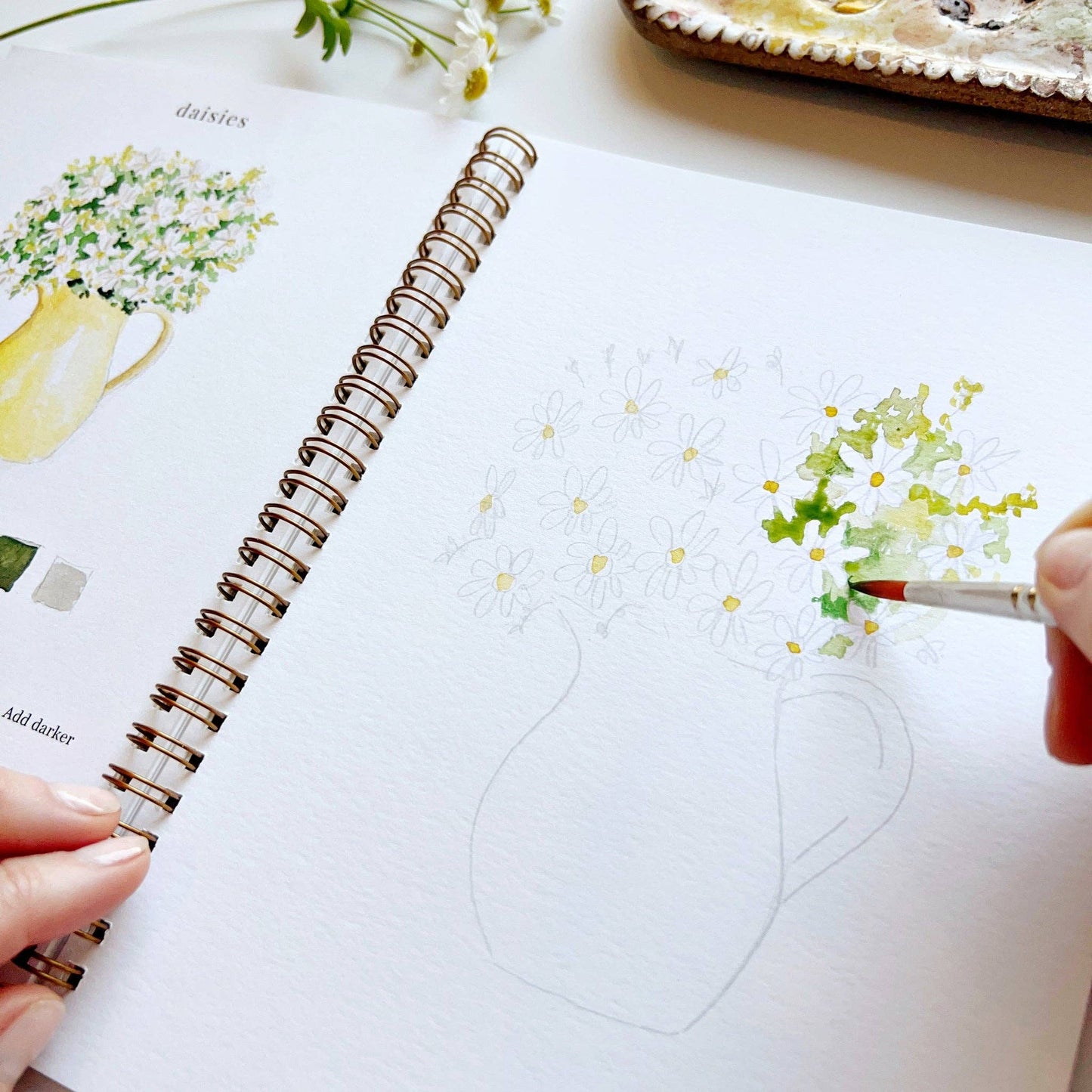 Watercolor workbook - Flowers