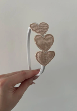 Heart Headband - fabric