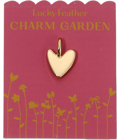 Charm Garden - Organic Heart - Gold