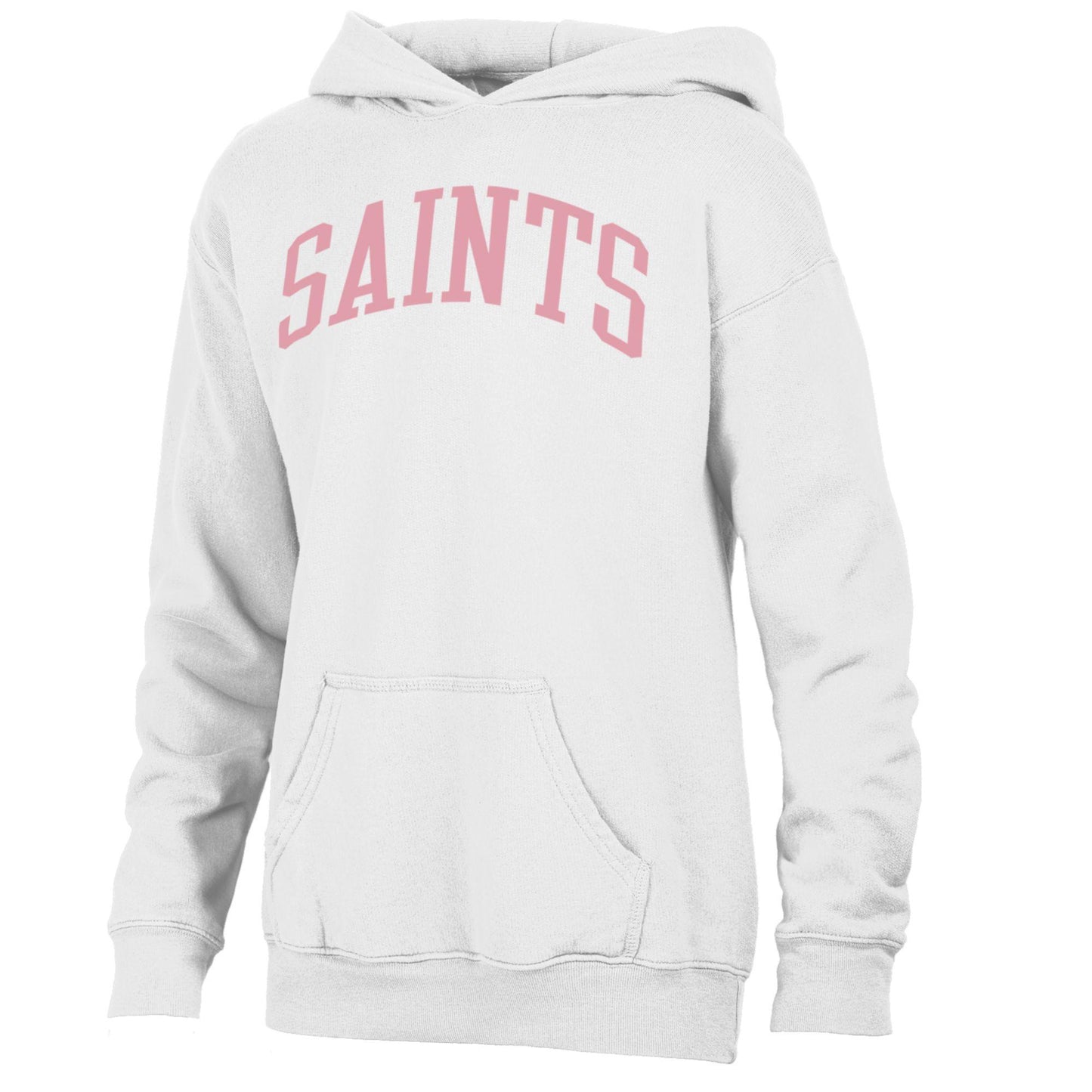 Hoodie YOUTH - White Pink Saints