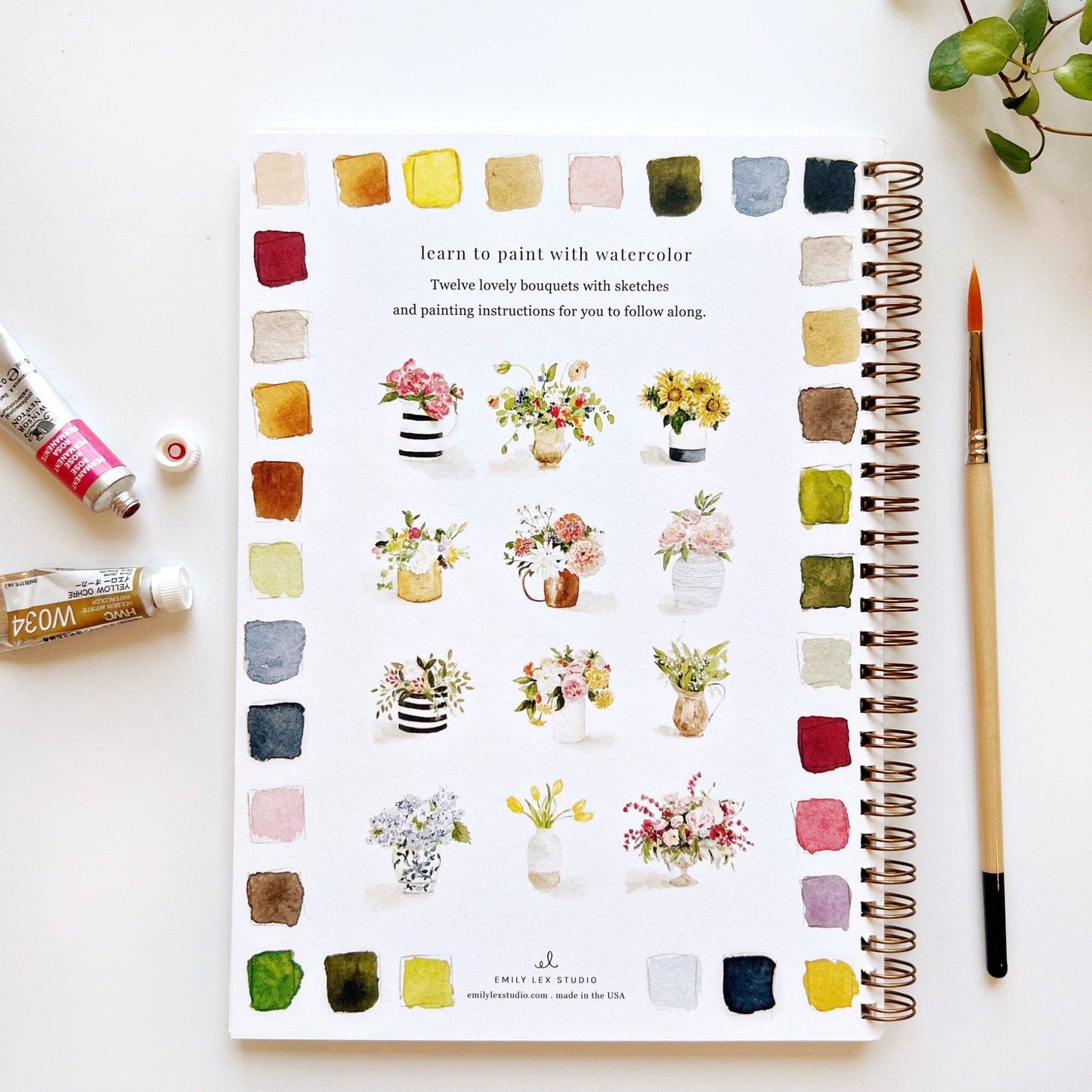 Watercolor workbook - Bouquets