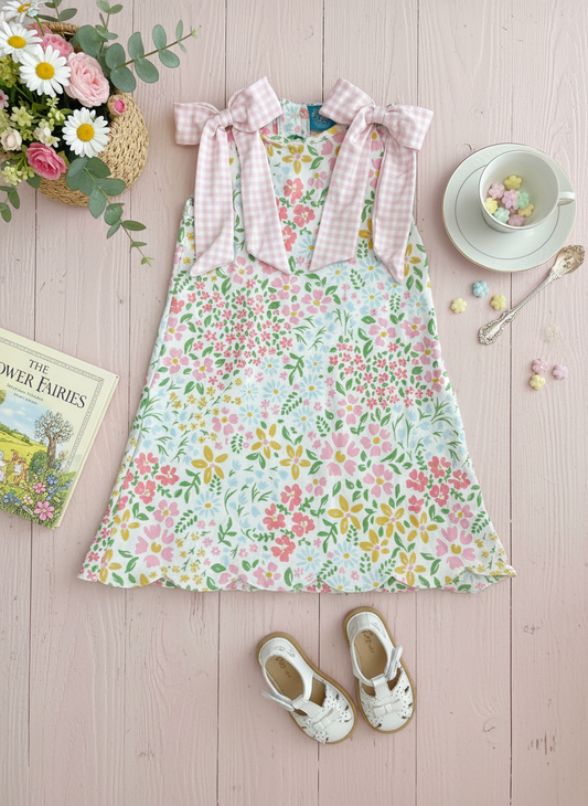 Spring Garden Bow Dress