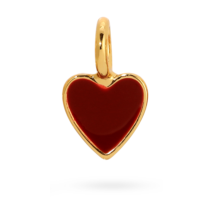 Charm Garden - Red Heart - Gold