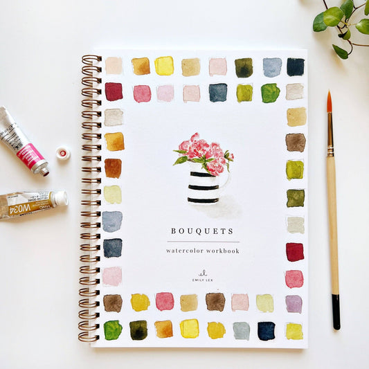 Watercolor workbook - Bouquets