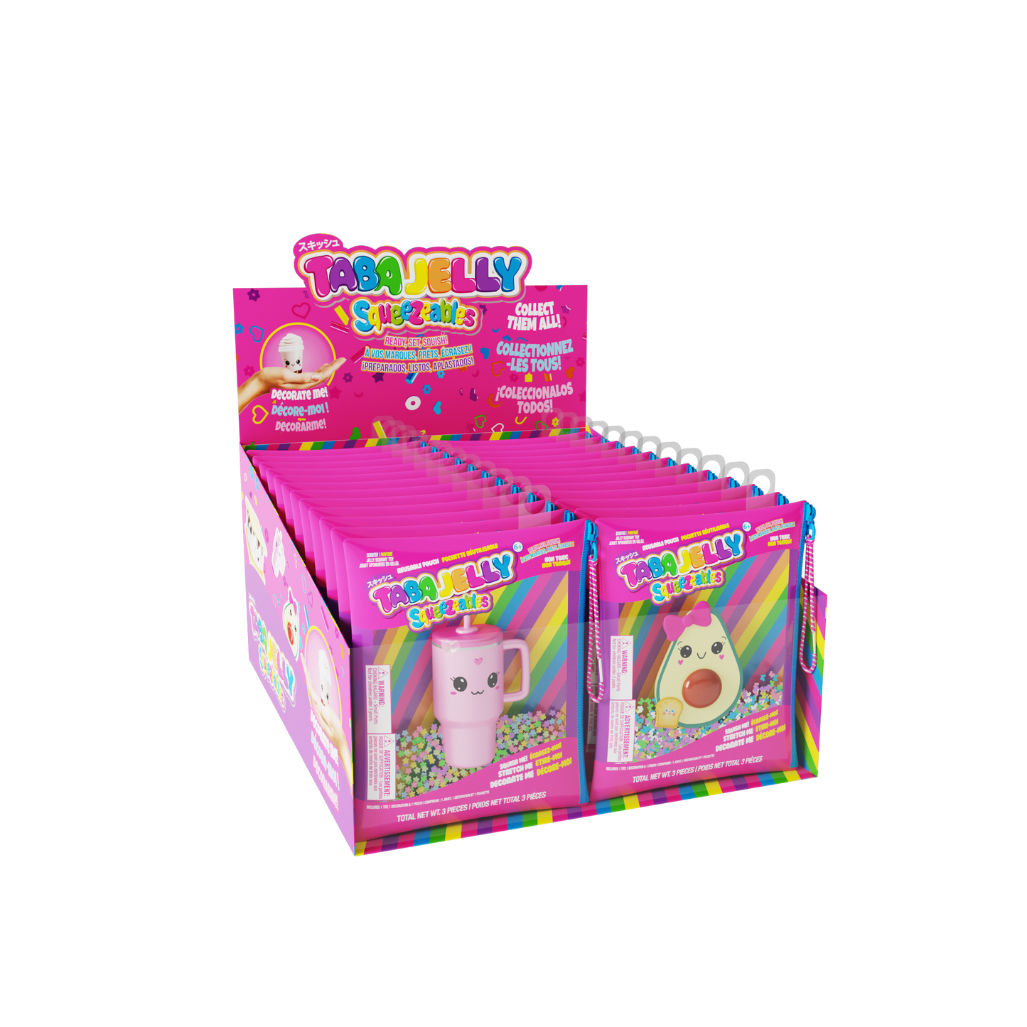 TABA JELLY SQUISHY TOYS SERIES 4
