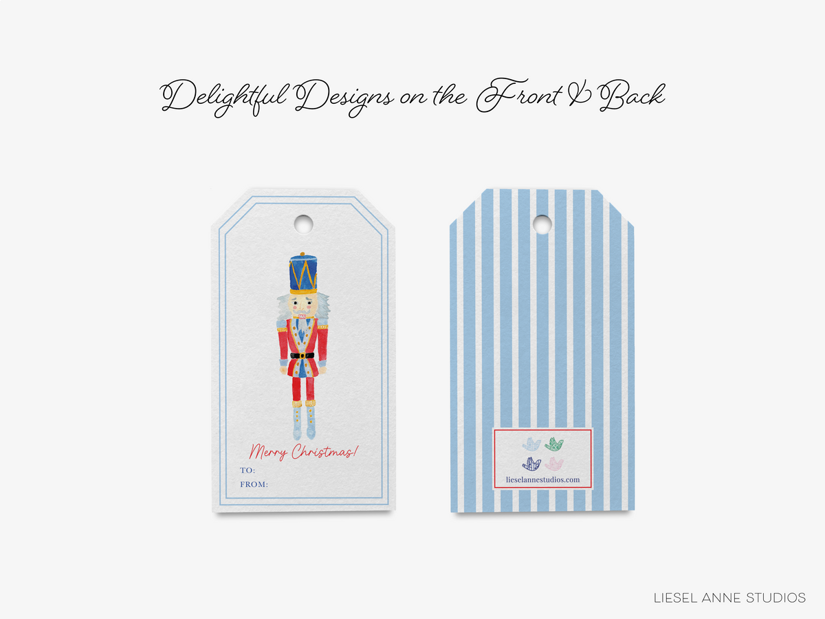 Nutcracker Holiday Gift Tags [Sets of 8]