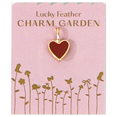 Charm Garden - Red Heart - Gold