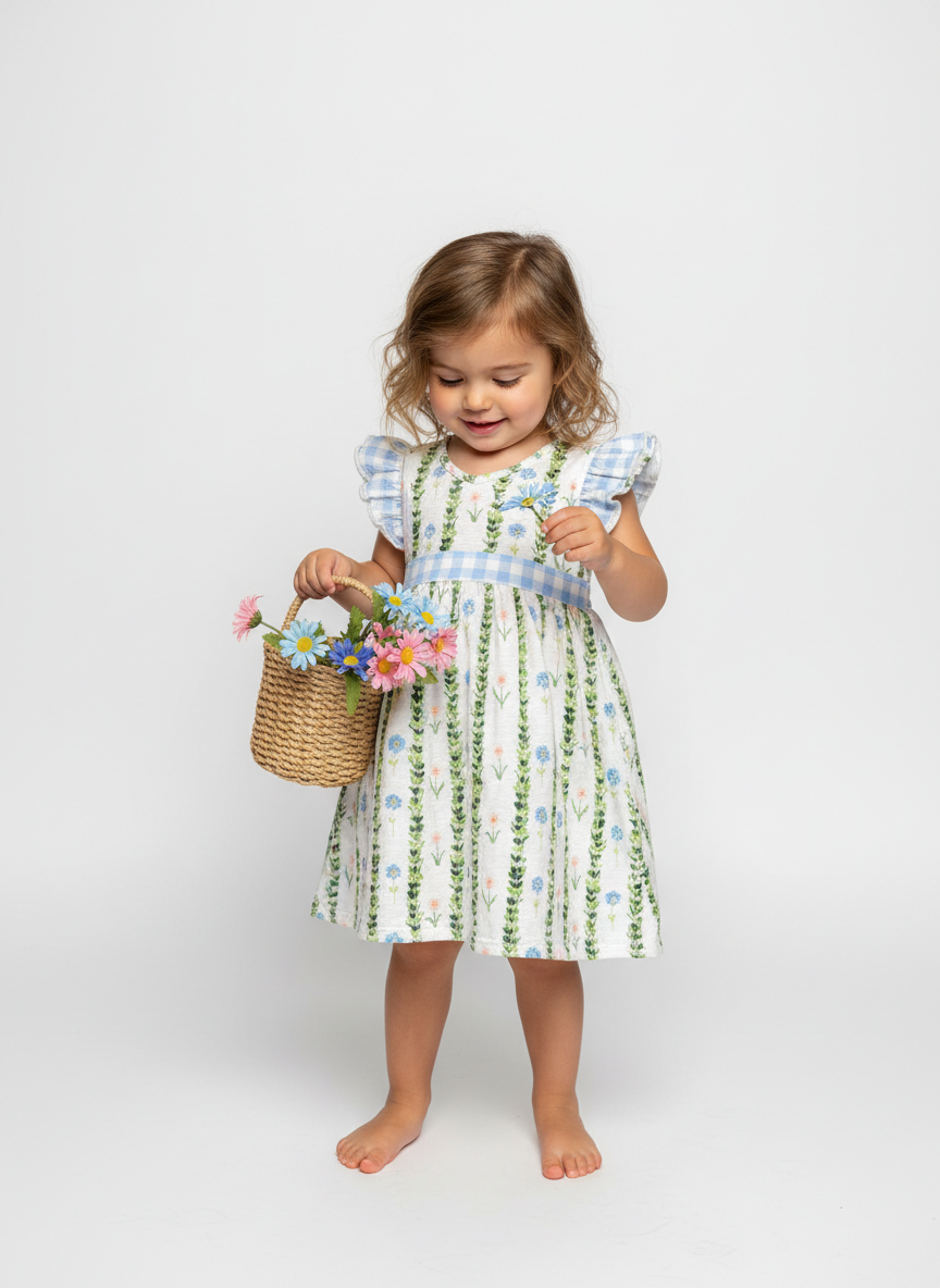 Bluebell Meadow Flutter Dress