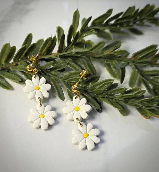 Double Daisy Dangle - Little Shop by Dr. F