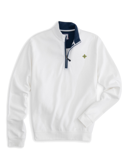 Johnnie O - Sully Quarter Zip - White