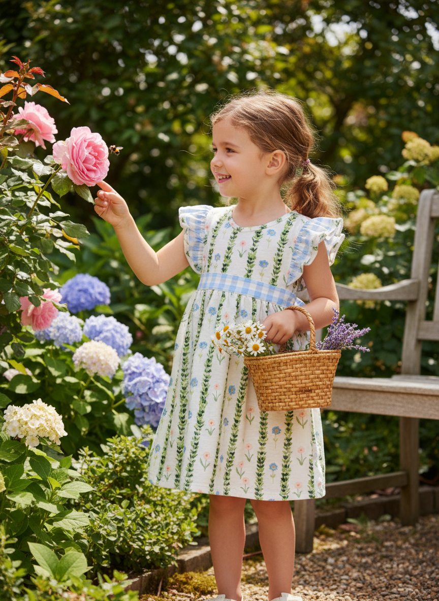 Bluebell Meadow Flutter Dress