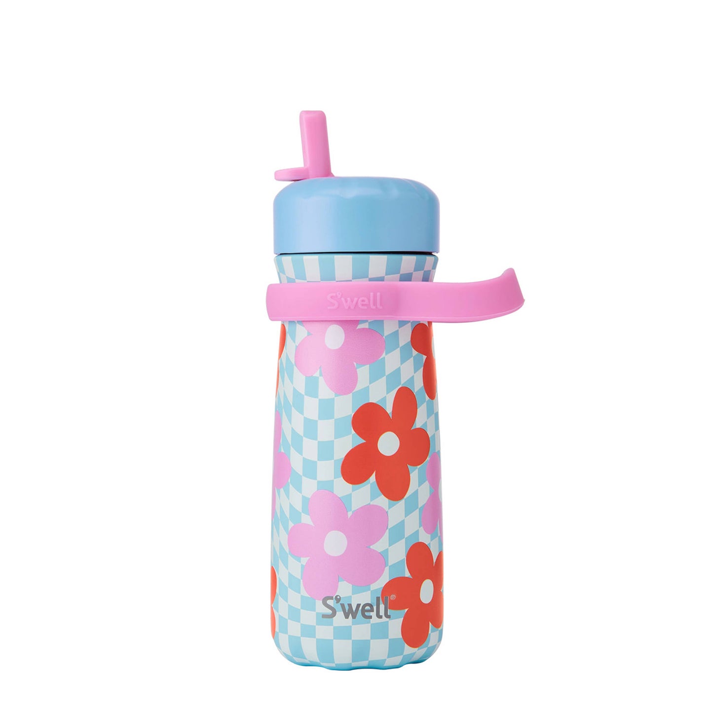 16oz Pink Petal Traveler with Flip Straw Lid