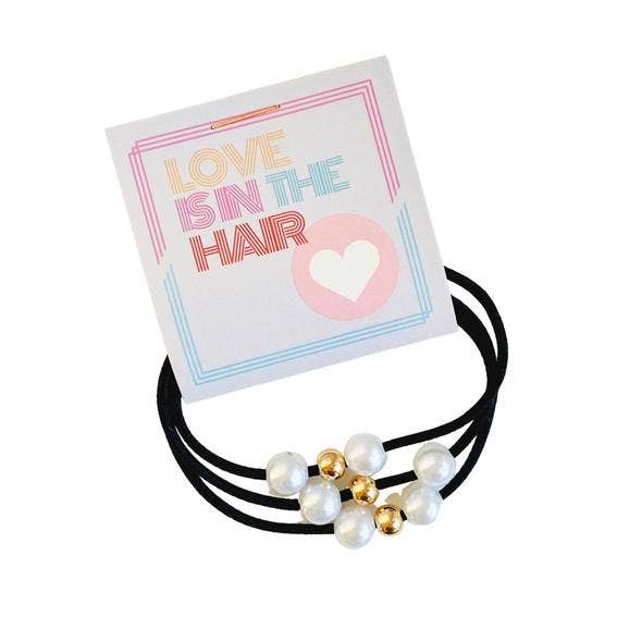 Hair Tie - "Love is in the Hair"