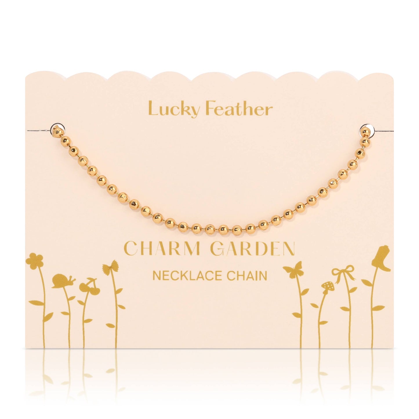 Charm Garden - Chain Necklace- Gold