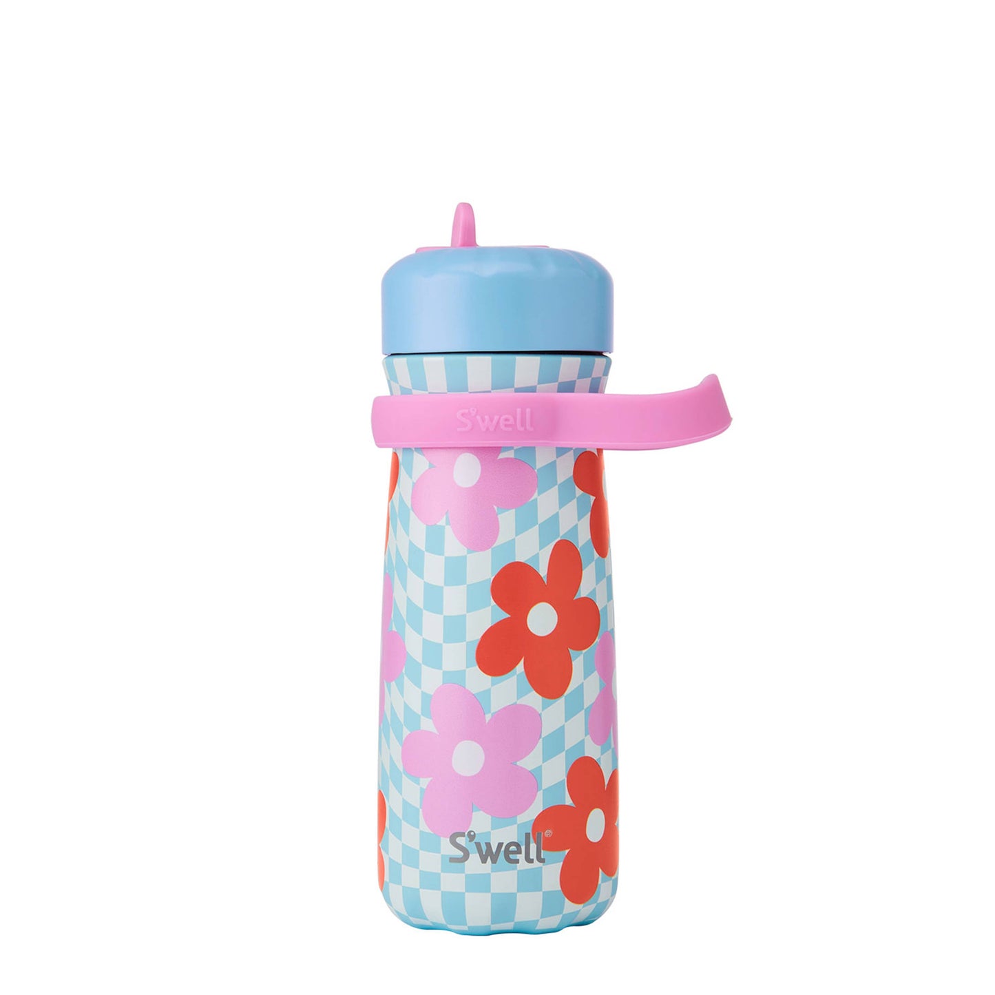 16oz Pink Petal Traveler with Flip Straw Lid