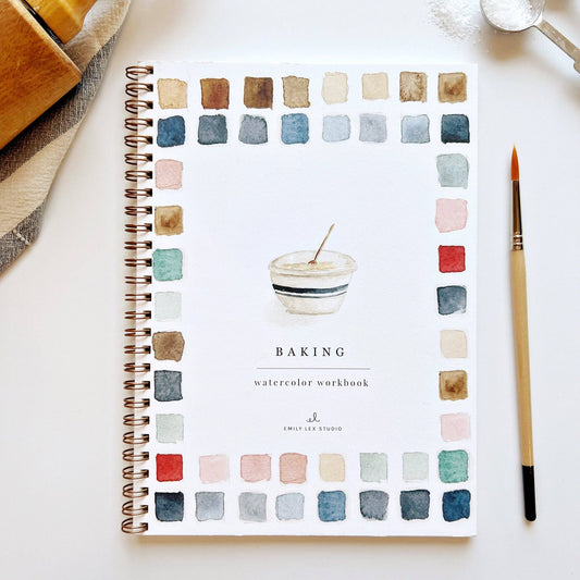 Watercolor workbook - Baking