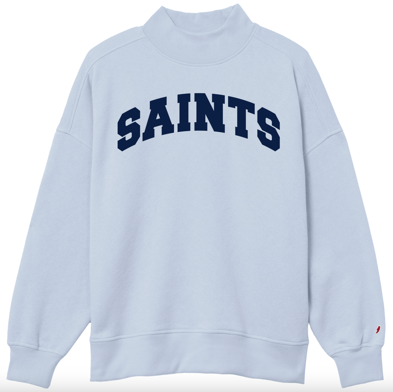 Mock Neck Saints Sweatshirt - screeprint