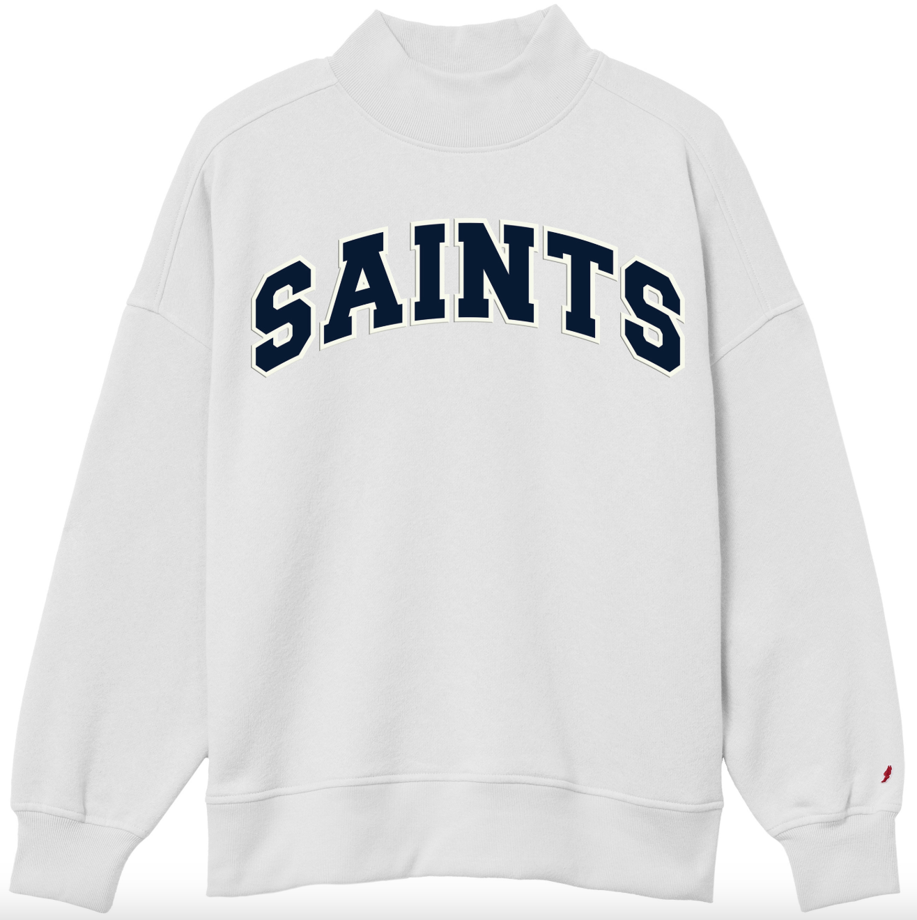 Mock neck Sweatshirt - Applique