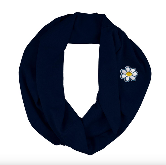 Scarf - Infinity Tube Scarf with Daisy