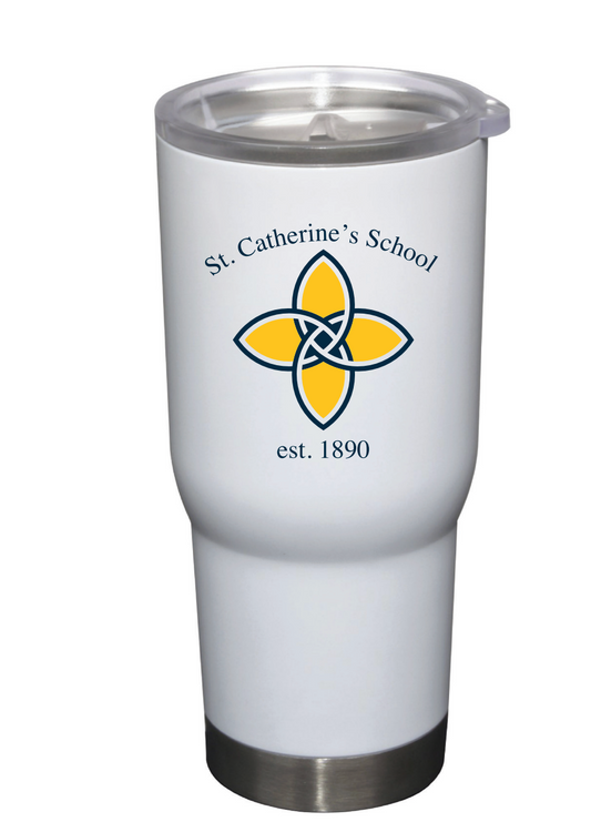 Tumbler - 22oz White Vacuum Insulated