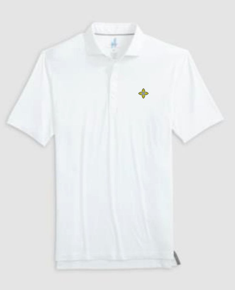 Johnnie O Huronn White Polo