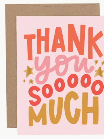 Card - Thank you sooooo much