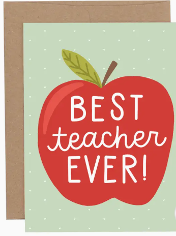 Card - Best Teacher EVER!
