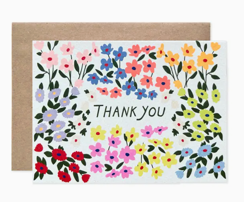 Card - Thank you Cottage Garden