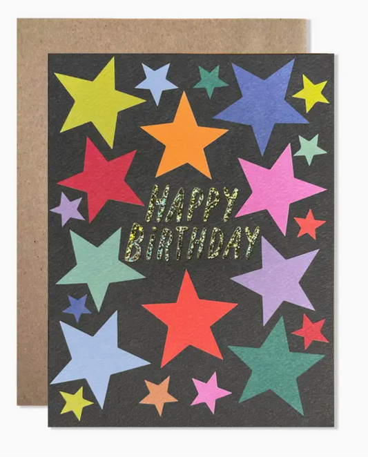 Card - Happy Birthday Stars
