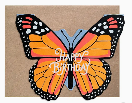 Card - Neon Butterfly