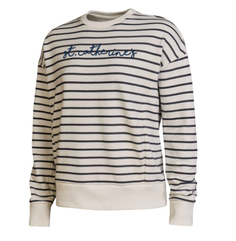 Big Cotton - Striped Navy Crew