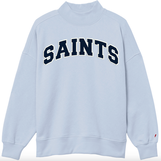Mock neck Sweatshirt - Applique