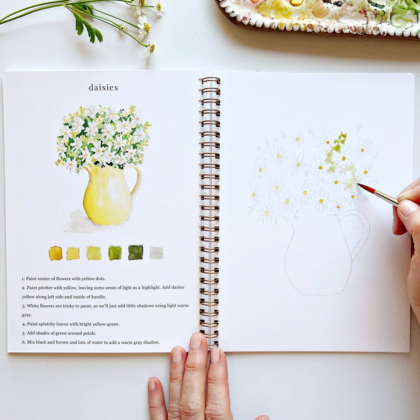 Watercolor workbook - Flowers
