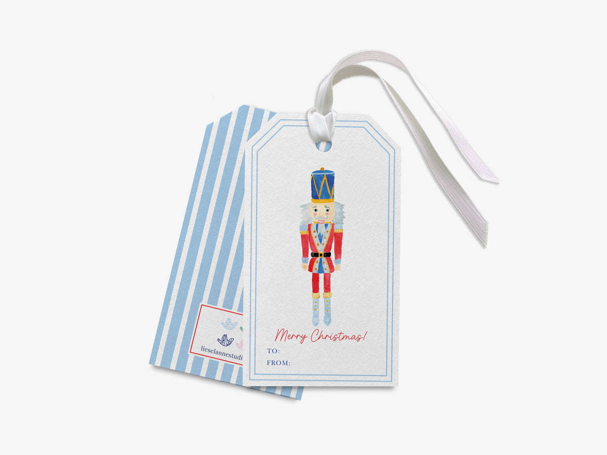 Nutcracker Holiday Gift Tags [Sets of 8]