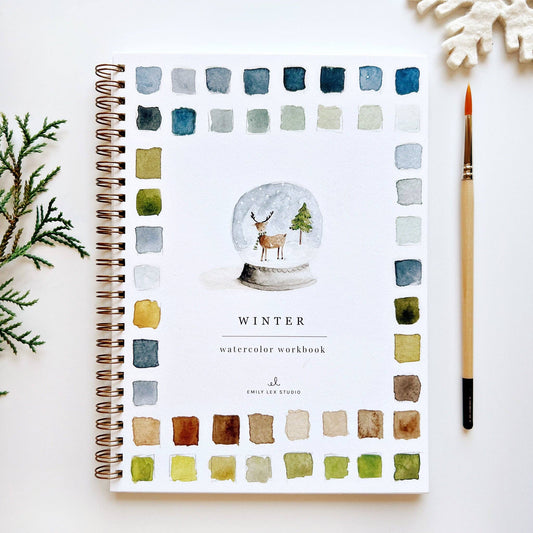Watercolor workbook - Winter