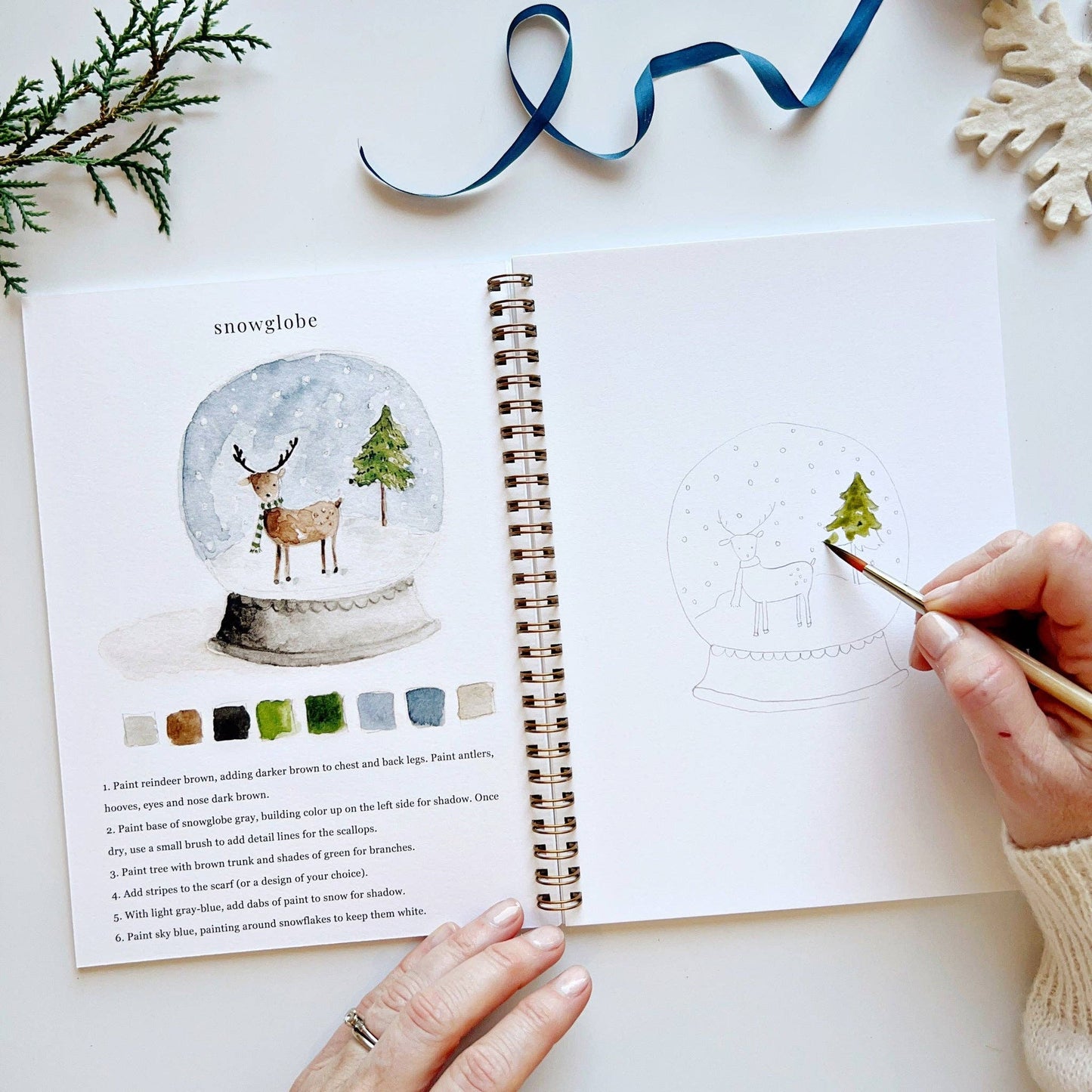 Watercolor workbook - Winter