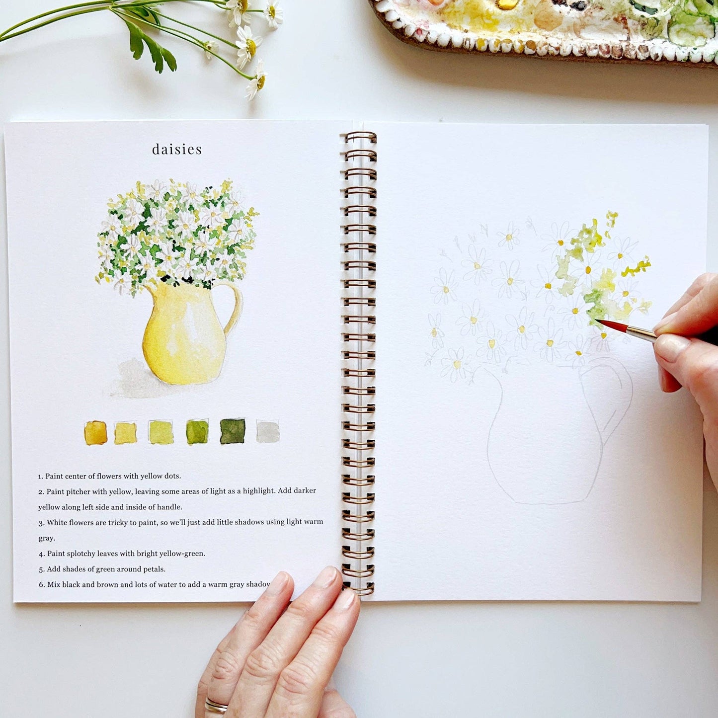 Watercolor workbook - Flowers