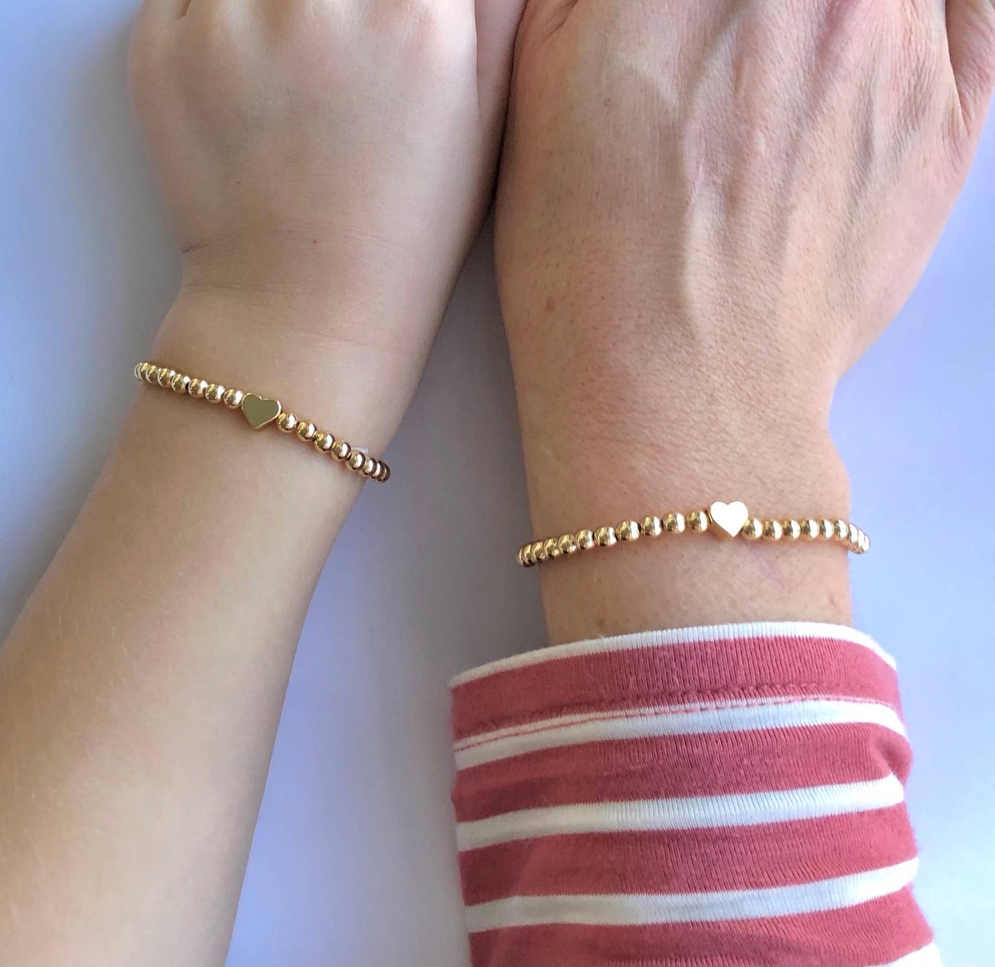 Bracelets - Tiny Heart Mother Daughter Matching