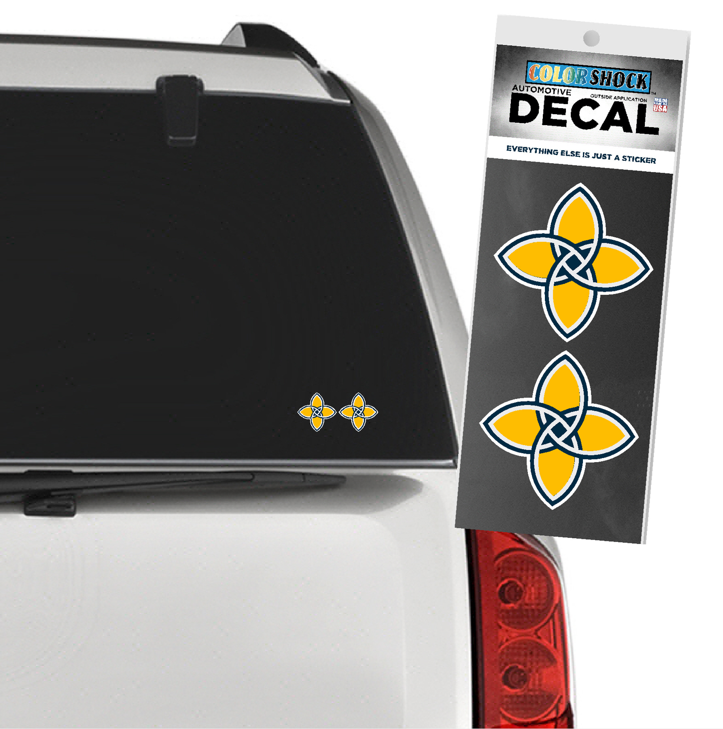 Decal - Quatrefoil x 2
