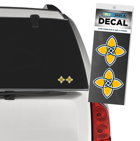 Decal - Quatrefoil x 2